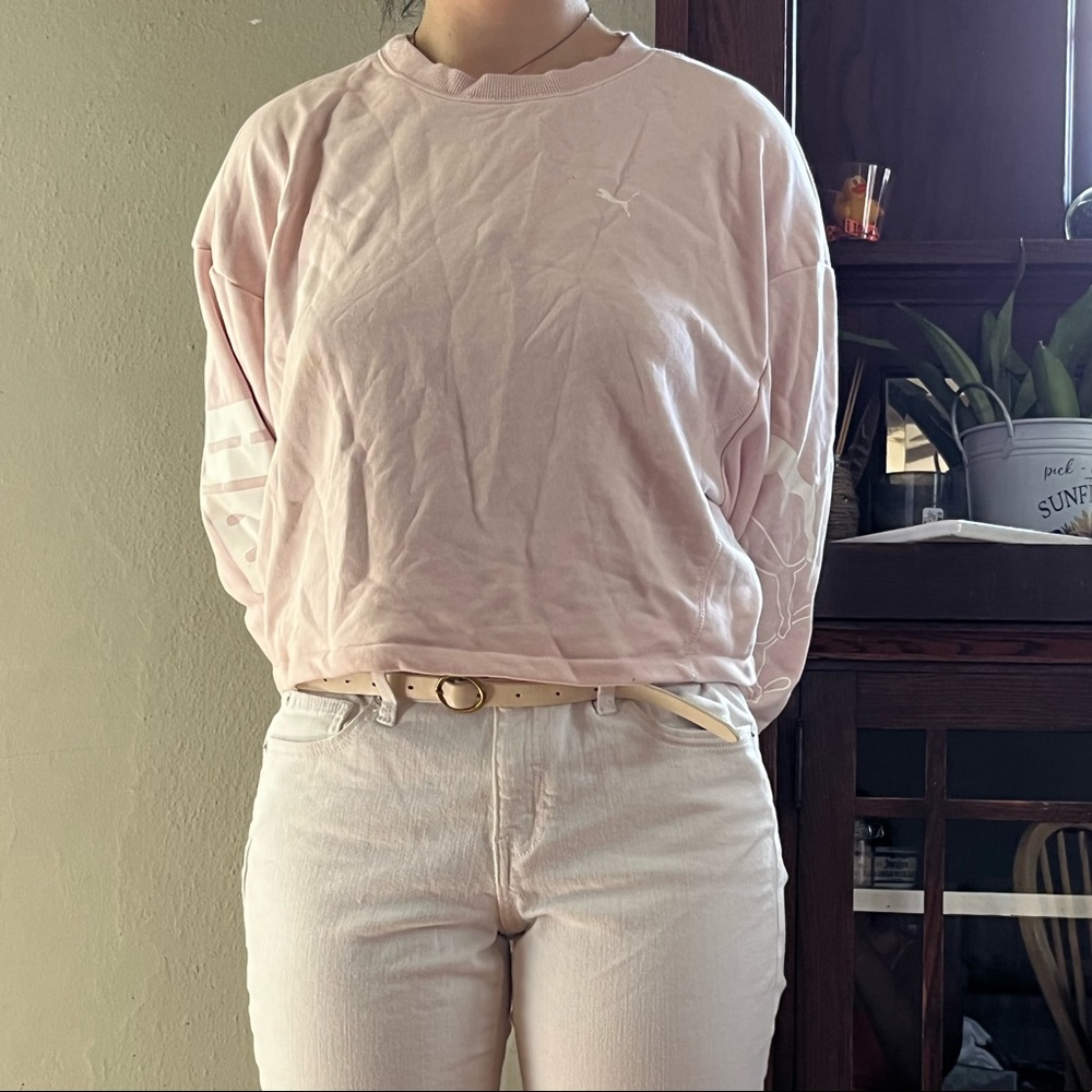 Puma Pink Sweatshirt size L (M)